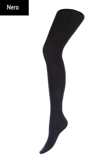 Детские однотонные хлопковые колготки D025 Teen girl classic Giulia (nero), черный Детские однотонные хлопковые колготки D025 Teen girl classic Giulia (nero), черный