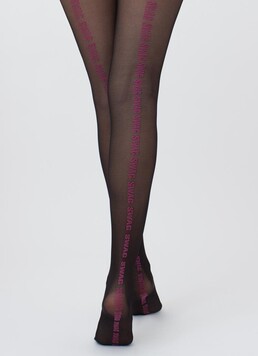 Колготки с надписью Dazzle 40 den model 1 Giulia (nero)