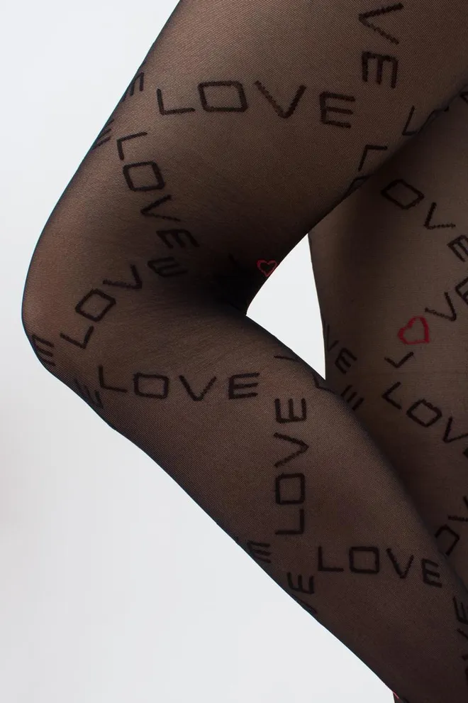 Колготки с надписью Dazzle 40 den model 2 Giulia (nero)