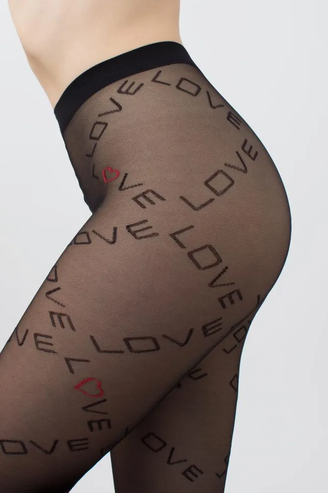 Колготки с надписью Dazzle 40 den model 2 Giulia (nero)