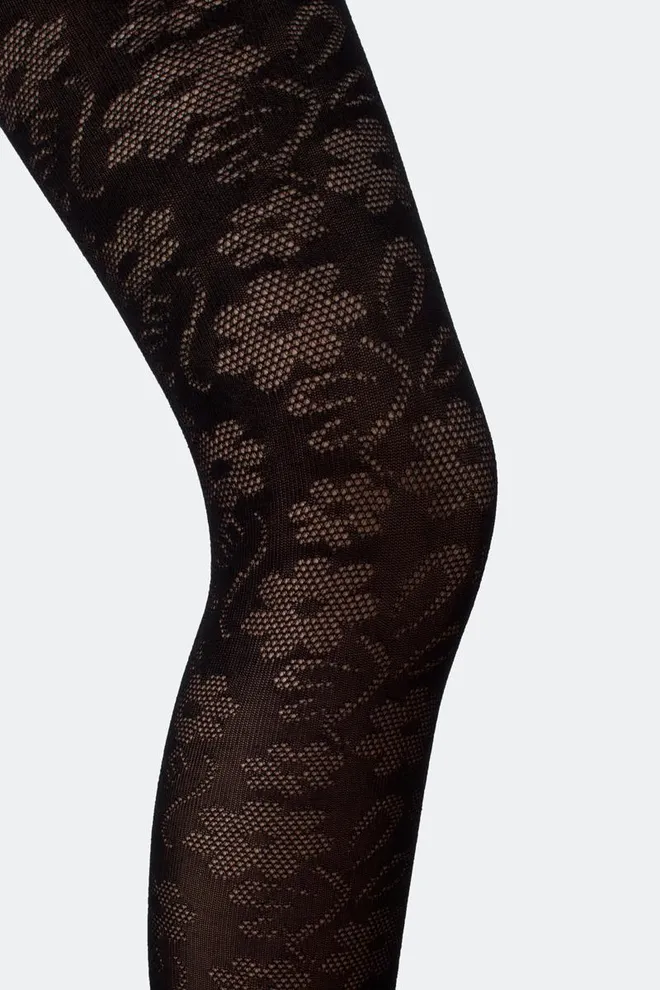 Дитячі колготки з ажурним малюнком Debbie 60 den model 1 Giulia (nero)