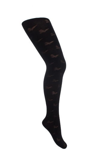 Дитячі колготки з метеликами Debbie 60 den model 2 Giulia (nero), чорний