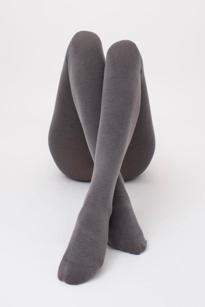 Теплі бавовняні колготки Delicate cotton 150 den Giulia (shark)