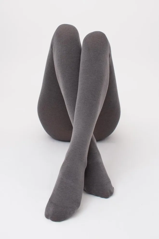 Теплые хлопковые колготки Delicate cotton 150 den Giulia (shark)