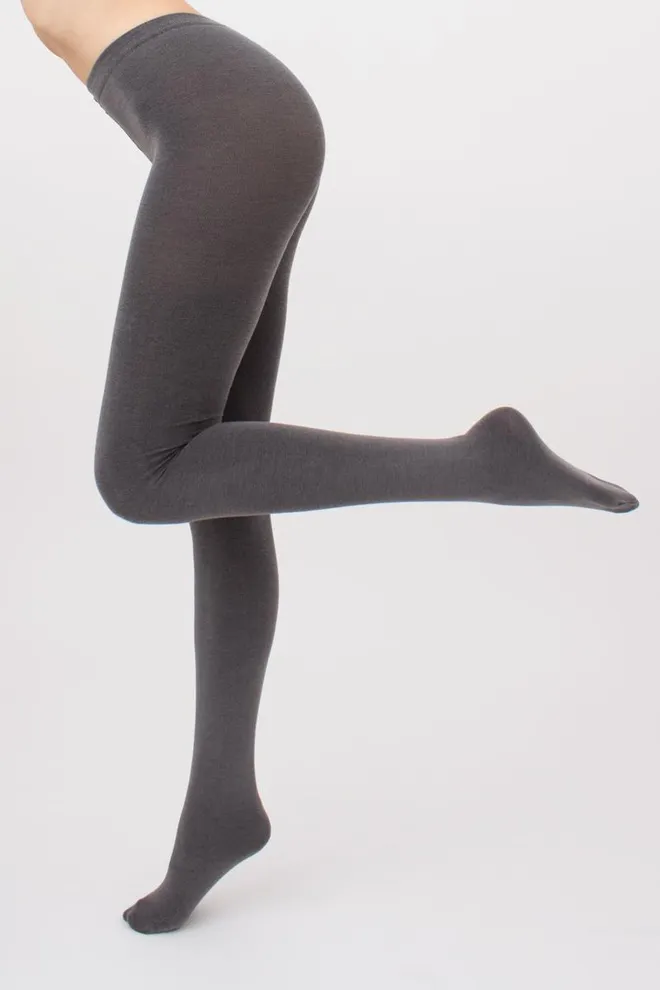 Теплые хлопковые колготки Delicate cotton 150 den Giulia (shark)