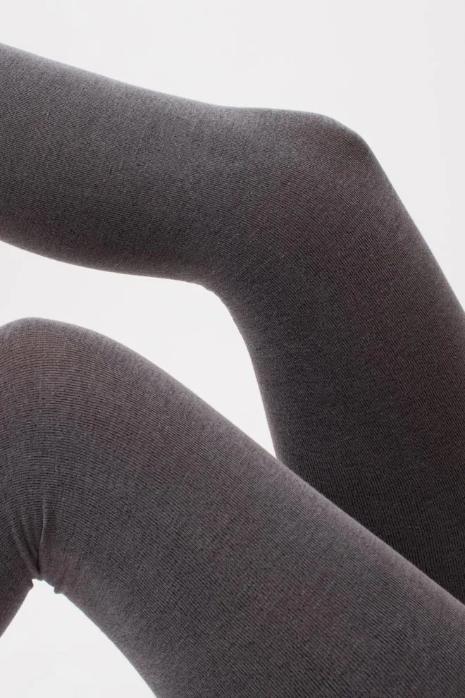 Теплые хлопковые колготки Delicate cotton 150 den Giulia (shark)