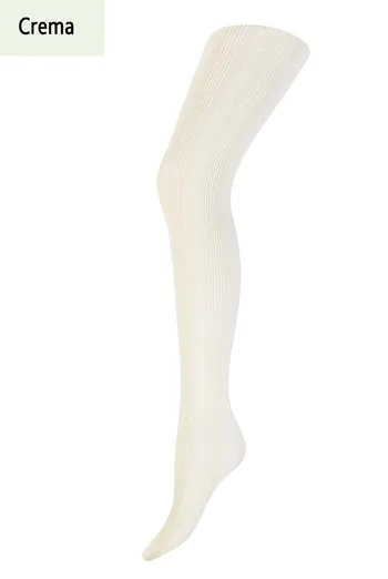 Колготки теплі з візерунком Delicate voyage 150den model 6 Giulia (crema)