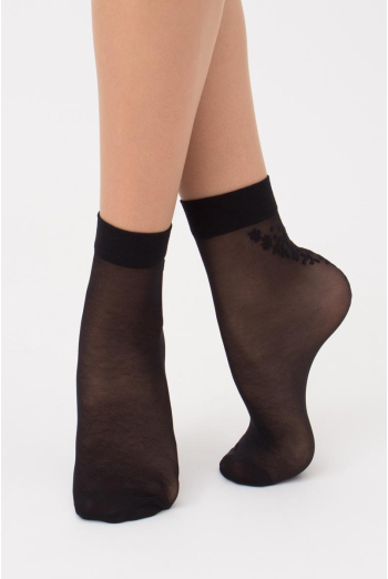 Шкарпетки жіночі капронові Dn-01 Giulia (nero) Шкарпетки жіночі капронові Dn-01 Giulia (nero)
