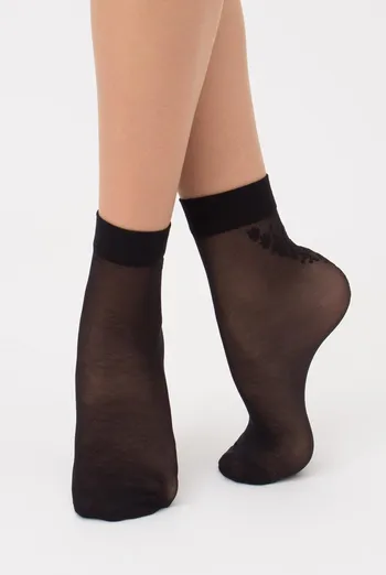 Шкарпетки жіночі капронові Dn-01 Giulia (nero)