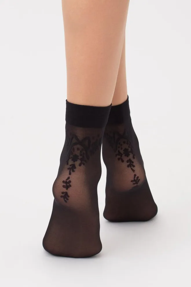 Шкарпетки жіночі капронові Dn-01 Giulia (nero)