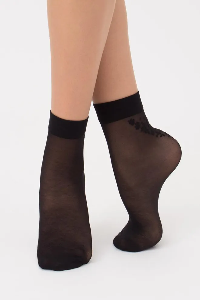 Шкарпетки жіночі капронові Dn-01 Giulia (nero)