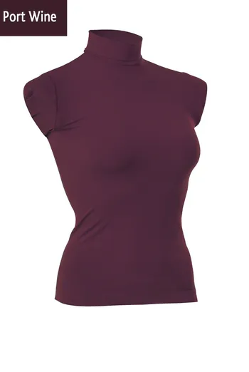 Бесшовная водолазка DOLCEVITA MANICA LUNGA Giulia (port wine), фиолетовый