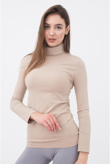 Бесшовная водолазка DOLCEVITA MANICA LUNGA Giulia (naturale), бежевый