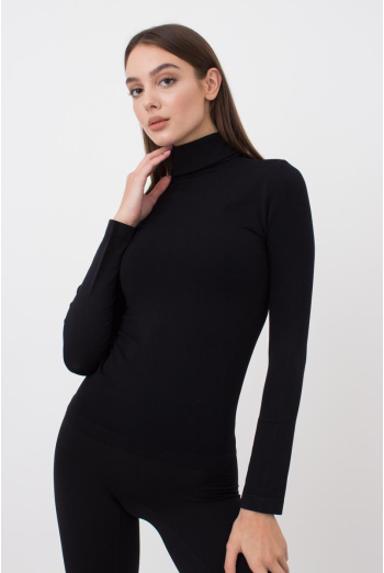 Бесшовная водолазка DOLCEVITA MANICA LUNGA Giulia (nero), черный