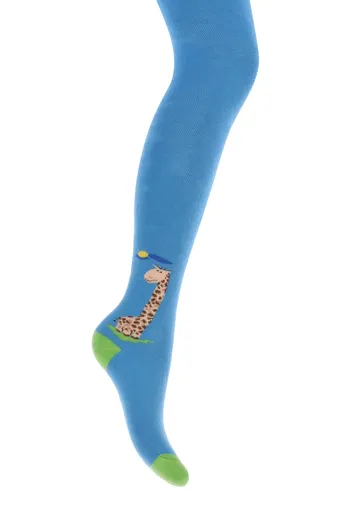 Дитячі колготки з жирафами DTe-001 Giulia (blue)