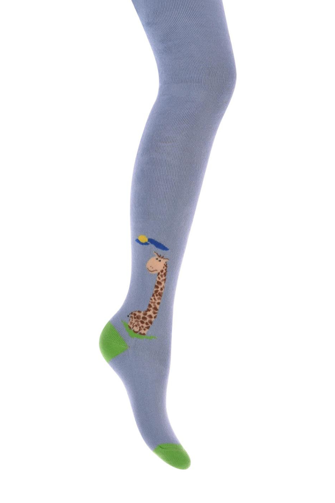 Дитячі колготки з жирафами DTe-001 Giulia (baby blue)
