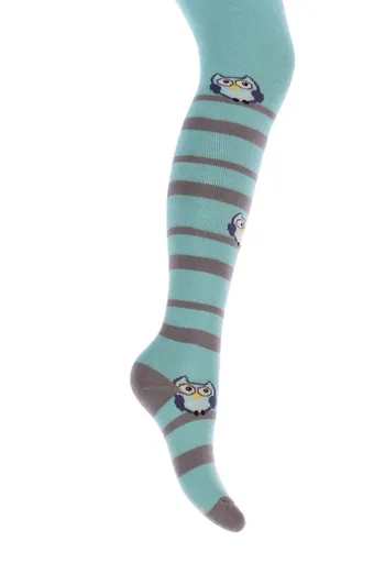 Детские колготки с рисунком DTe-002 Giulia (light mint) Детские колготки с рисунком DTe-002 Giulia (light mint)