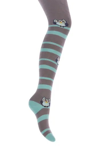 Дитячі колготки з малюнком DTe-002 Giulia (silver)