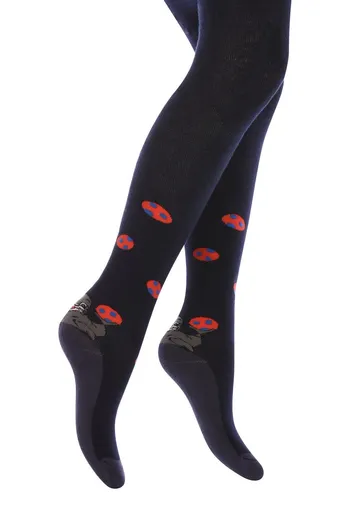 DTe-003 Детские махровые колготки TM GIULIA (navy), черный DTe-003 Детские махровые колготки TM GIULIA (navy), черный