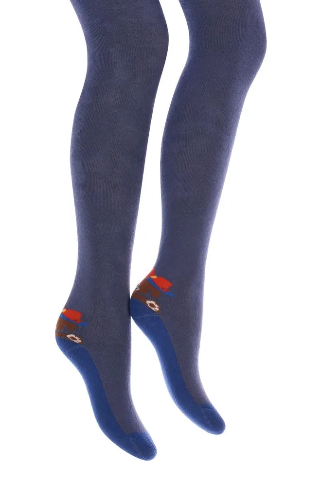 Детские колготки с рисунком DTe-004 Giulia (moonlight blue)