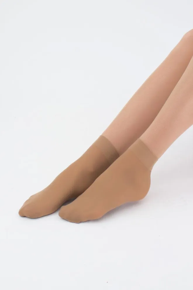 Шкарпетки Easy 20 den Giulia 2 пари (daino), бежевий