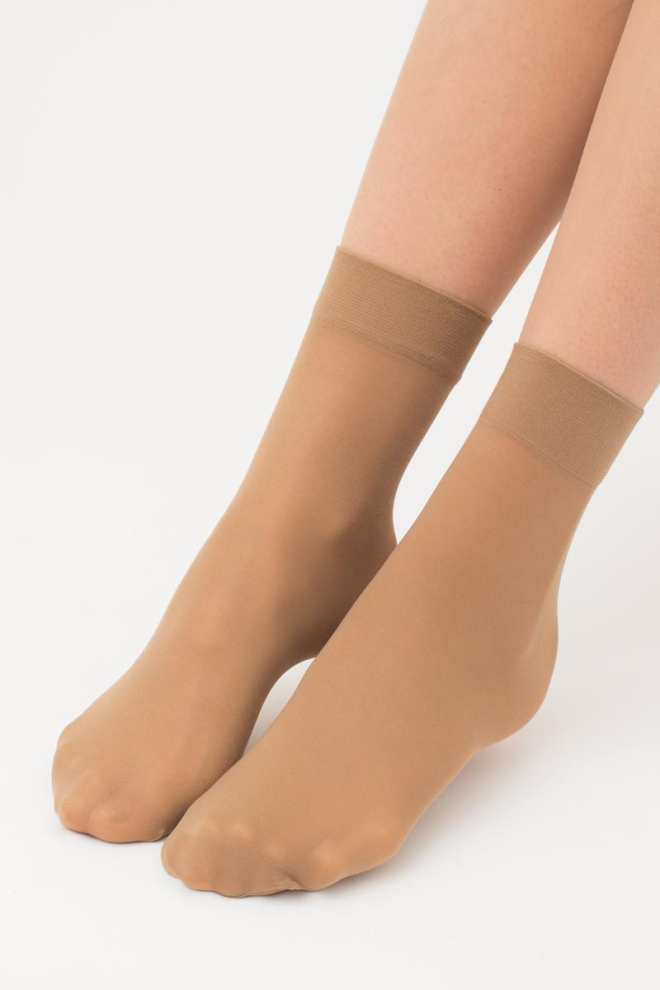 Шкарпетки Easy 40 den Giulia 2 пари (caramel), бежевий