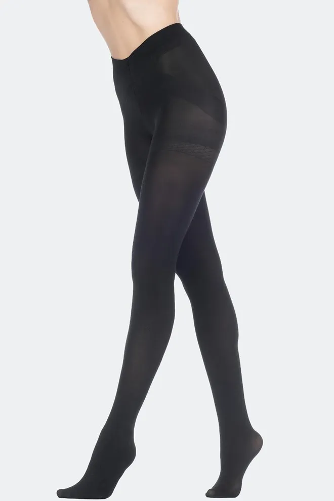 Класичні утягуючі колготки Effect up 100 den Giulia (nero), чорний