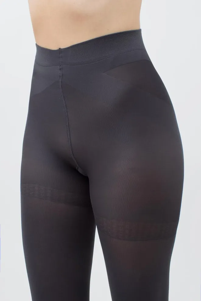 Классические утягивающие колготки Effect up 100 den Giulia (fumo),серый