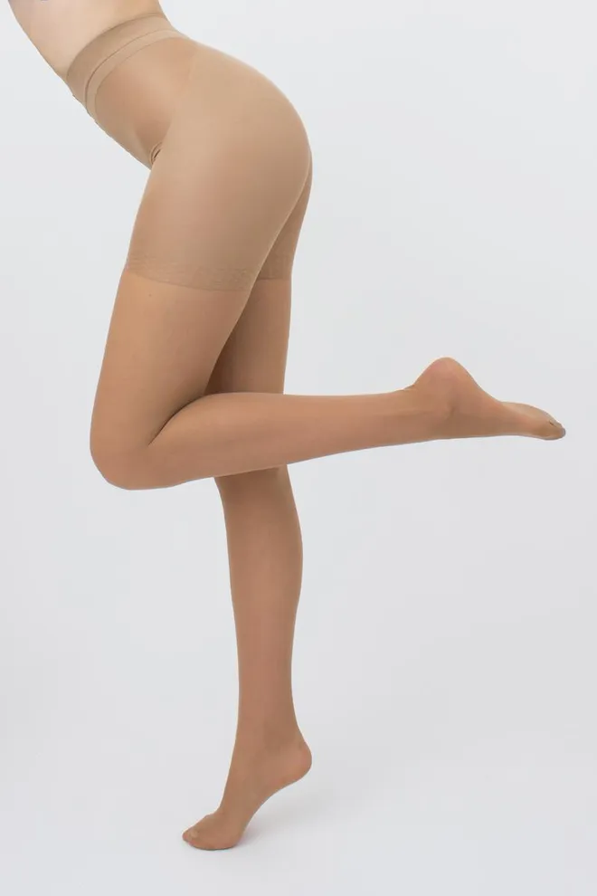 Класичні утягуючі колготки Effect up 40 den Giulia (daino), бежевий