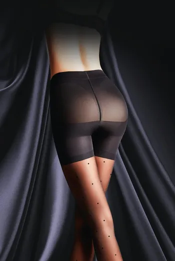 Колготки утягивающие в горох Effect up Amalia 40 den Giulia (nero)