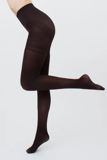 Класичні утягуючі колготки Effect up micro 70 den Giulia (caffe), коричневий