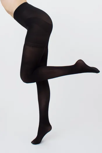 Класичні утягуючі колготки Effect up micro 70 den Giulia (nero), чорний