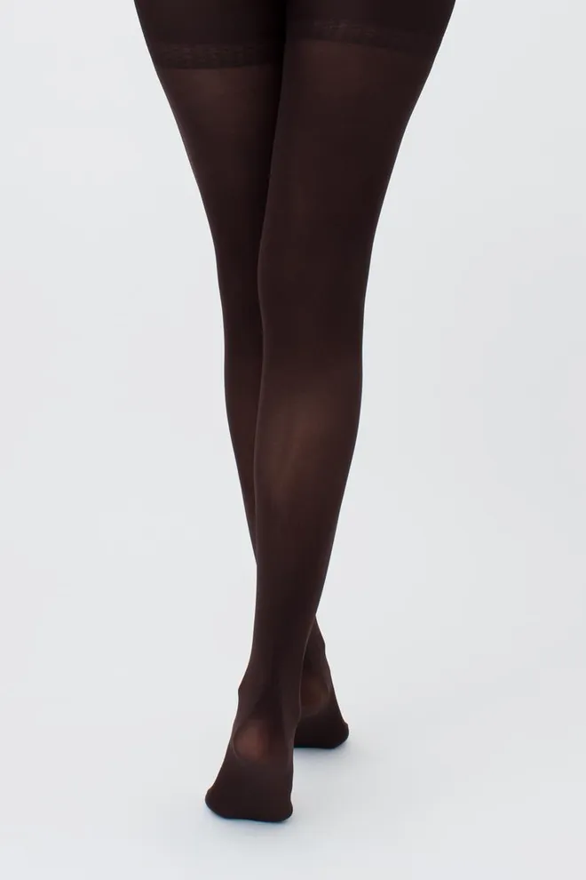 Класичні утягуючі колготки Effect up micro 70 den Giulia (caffe), коричневий