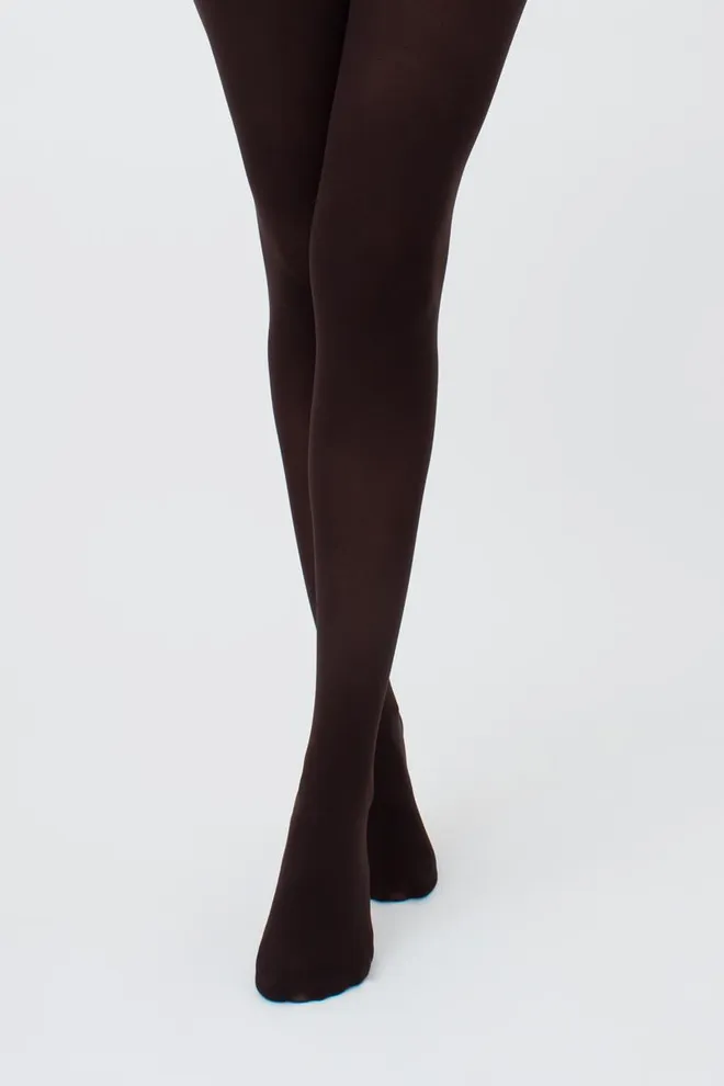 Класичні утягуючі колготки Effect up micro 70 den Giulia (caffe), коричневий