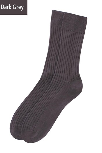 Классические мужские носки ELEGANT 01 сalzino премиум-класса с высокой посадкой TM GIULIA  (dark grey)