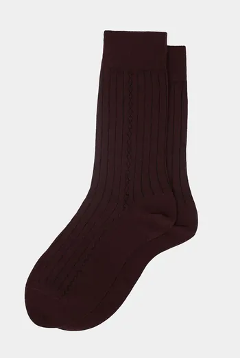 Шкарпетки чоловічі високі Elegant 101 Giulia (dark bordo)