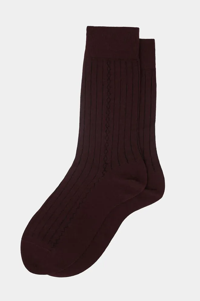 Носки мужские высокие Elegant 101 Giulia (dark bordo)