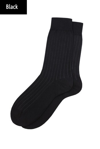 ELEGANT 102 Calzino Классические мужские носки TM GIULIA  (black)