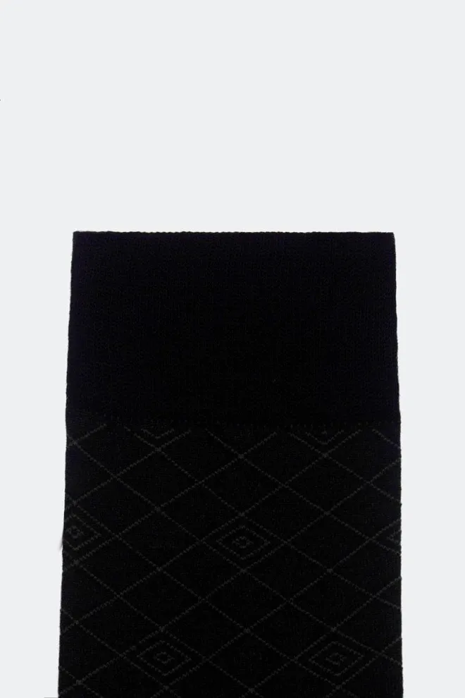 Носки мужские высокие с рисунком Elegant 203 Giulia (black)