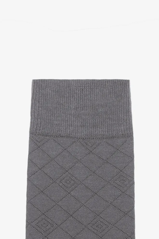 Носки мужские высокие с рисунком Elegant 203 Giulia (grey)