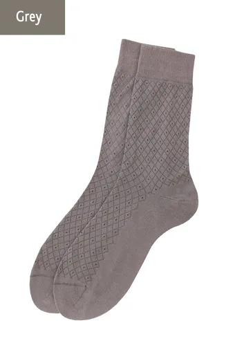 Шкарпетки чоловічі високі з малюнком Elegant 204 Giulia (grey) Шкарпетки чоловічі високі з малюнком Elegant 204 Giulia (grey)