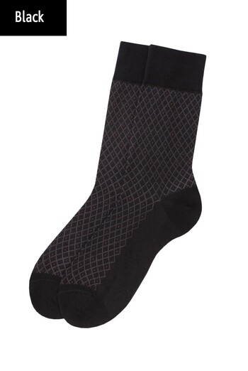 Носки мужские высокие с рисунком Elegant 204 Giulia (black) Носки мужские высокие с рисунком Elegant 204 Giulia (black)