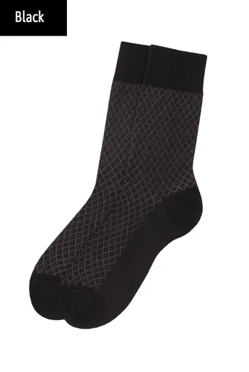 Шкарпетки чоловічі високі з малюнком Elegant 204 Giulia (black) Шкарпетки чоловічі високі з малюнком Elegant 204 Giulia (black)