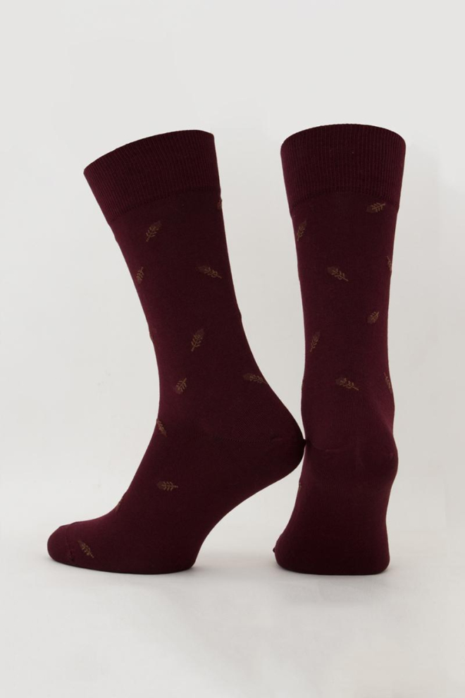 Классические мужские носки Elegant 306 Calzino Giulia (dark bordo)