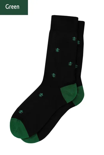 Шкарпетки чоловічі високі з малюнком Elegant 407 Giulia (green) Шкарпетки чоловічі високі з малюнком Elegant 407 Giulia (green)