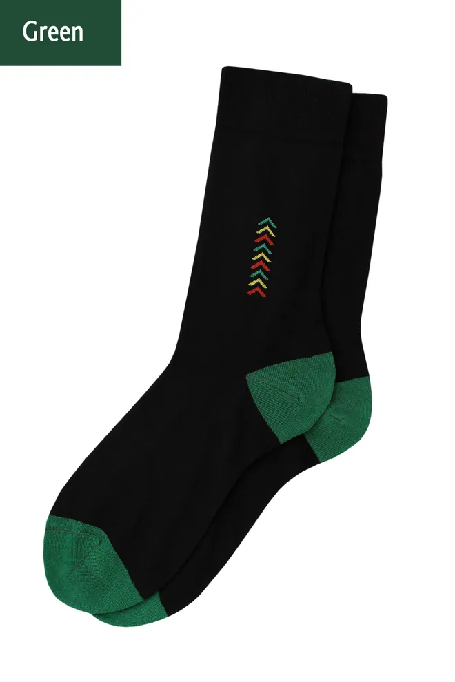 Носки мужские высокие с рисунком Elegant 408 Giulia (green)