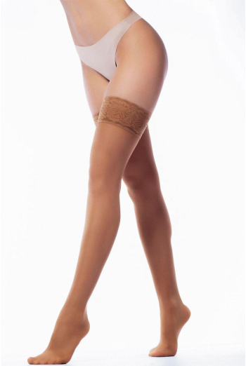 Панчохи на силіконовій резинці Emotion 40 den Giulia (light bronze) Панчохи на силіконовій резинці Emotion 40 den Giulia (light bronze)