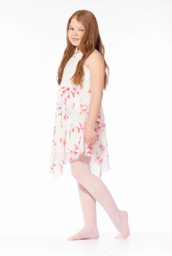 ERIN 20 model 2 Kолготкі для дівчаток з малюнком TM Giulia  (bianco/violet)