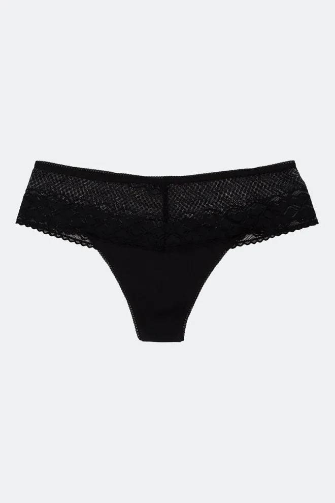 Кружевные трусы стринги Elegant 2101/61 Giulia (black)