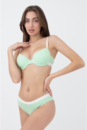 Бюстгальтер з формованою чашкою Elegia 1522/60 Giulia (green) Бюстгальтер з формованою чашкою Elegia 1522/60 Giulia (green)